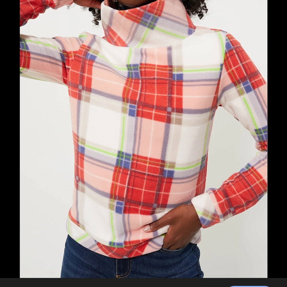 Dudley Stephens Fall Plaid Park Slope pullover size medium